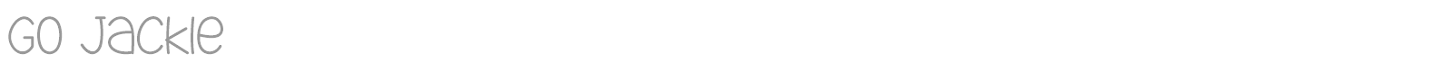 Go Jackie font preview